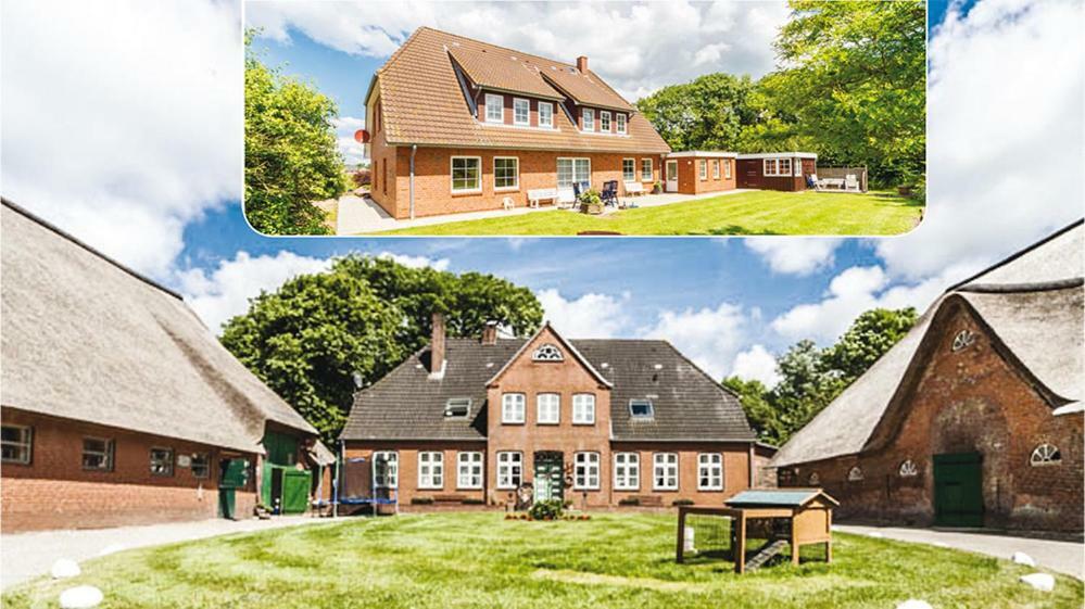 Hof Herzleuchten, Familie Groth Garding-Kirchspiel Ngoại thất bức ảnh